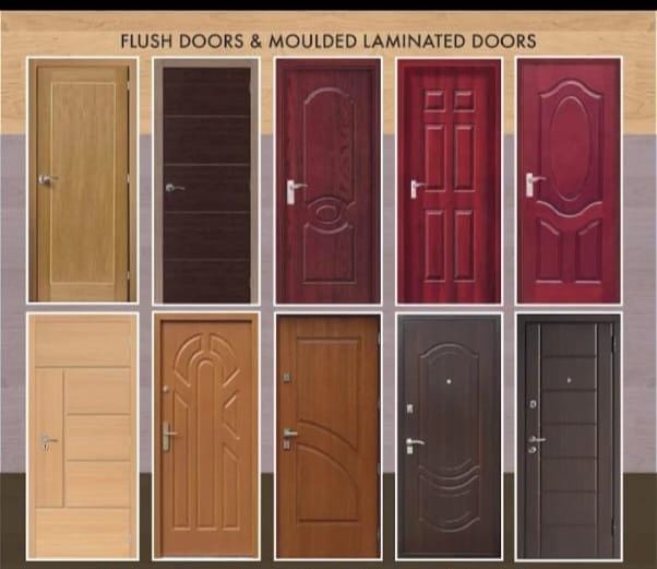 Flush & moulded laminated doors