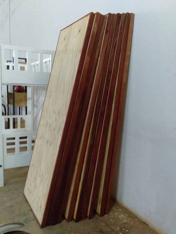 Solid timber worktops