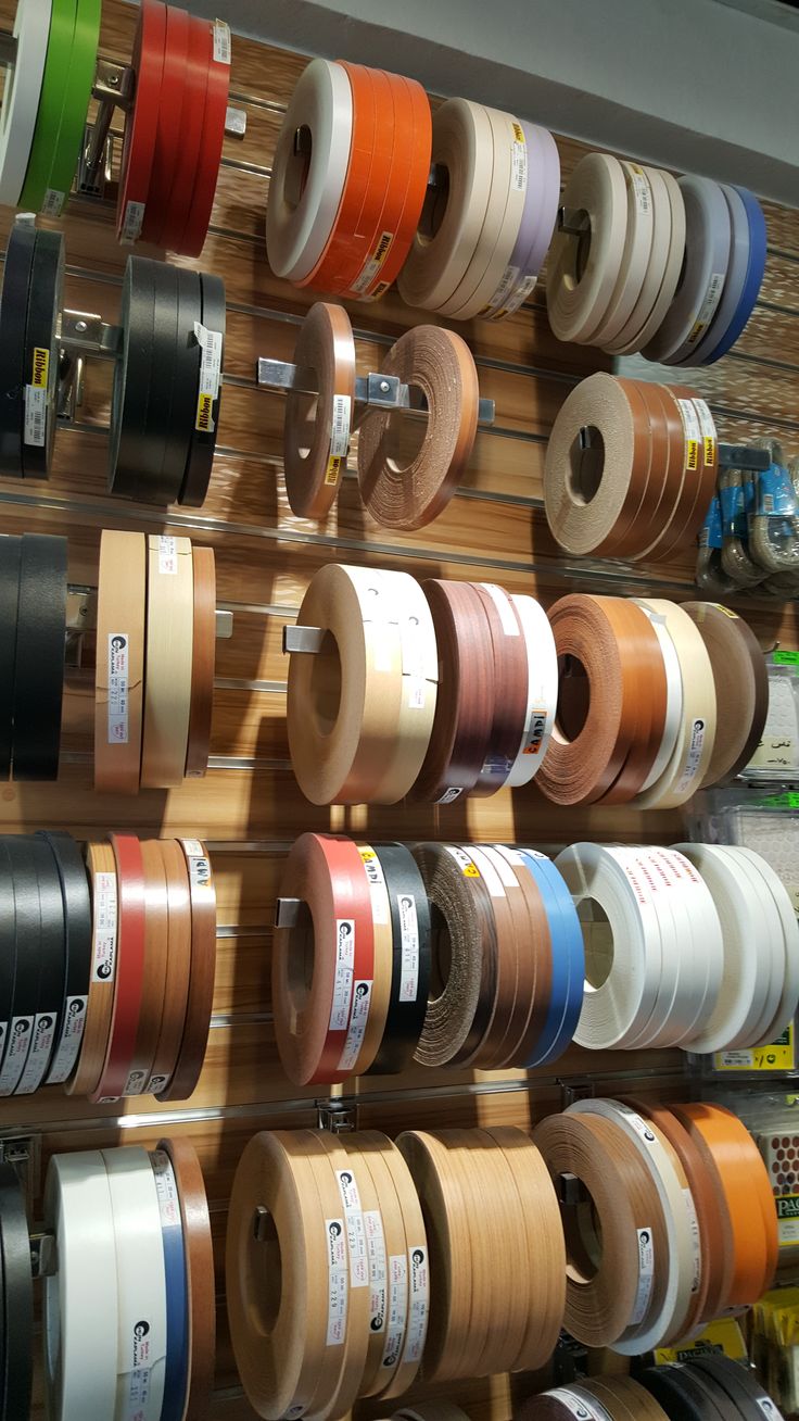 Edge banding — colour range