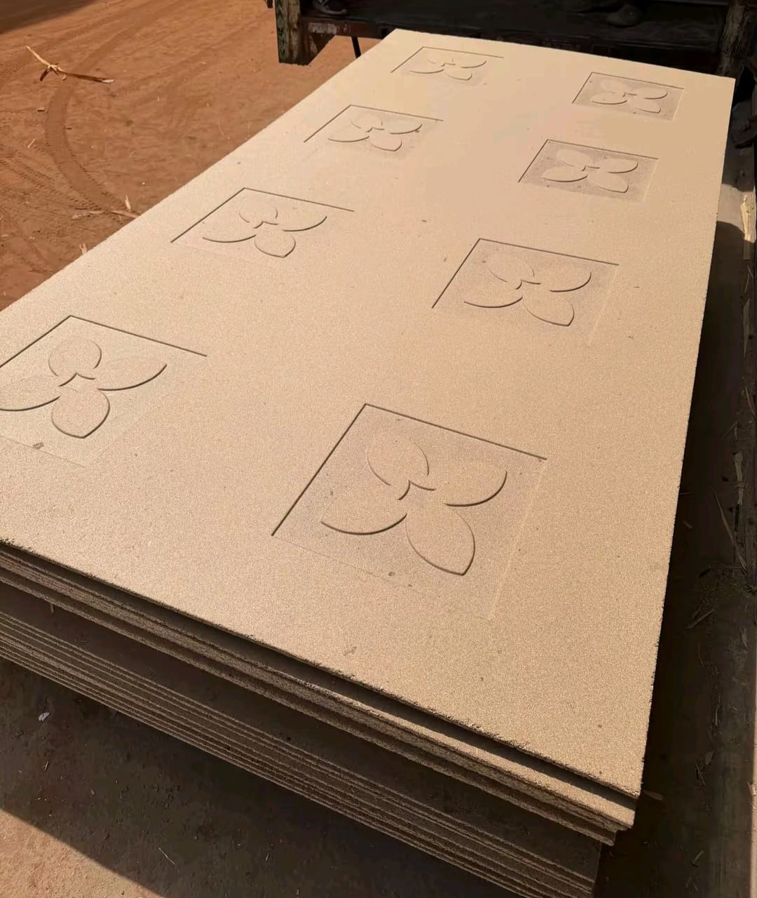 Moulded MDF door blank