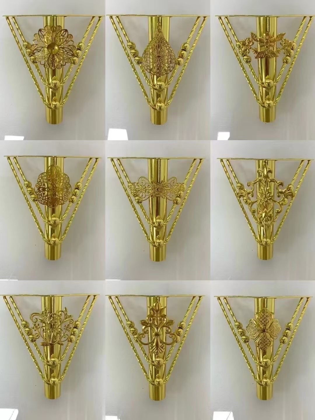 Gold ornamental sofa legs