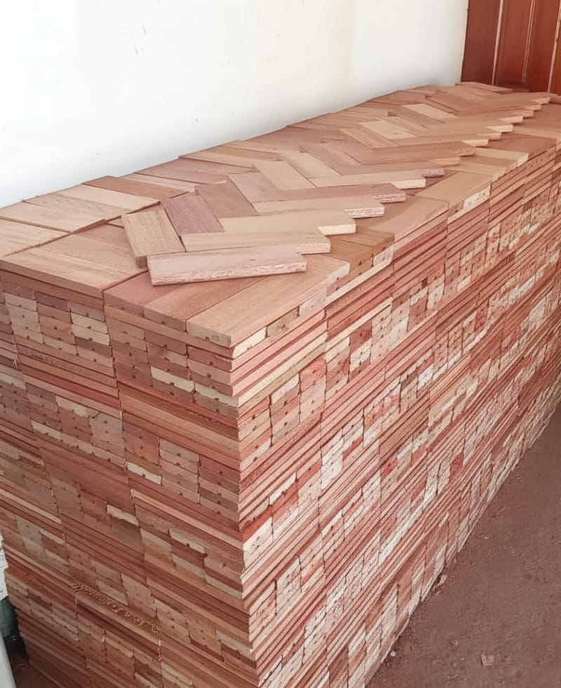 Parquet flooring blocks