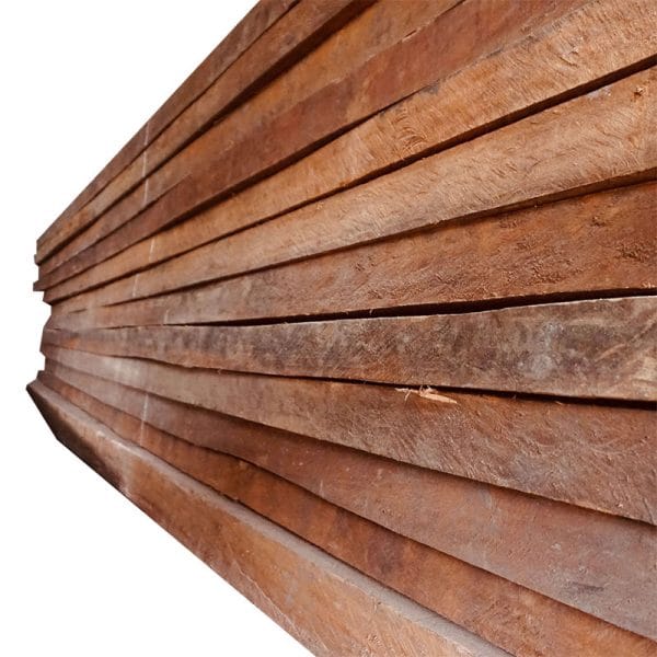 Hardwood sawn planks